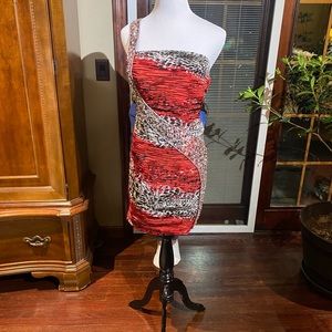 Formal Ruched Cocktail Dress